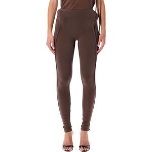 OTTOLINGER Women's Seamed Knit Pants Women DARK BROWN